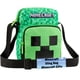 thumbnail image 1 of Bolso Cruzado Minecraft Creeper con Correa Ajustable Verde, 1 of 6