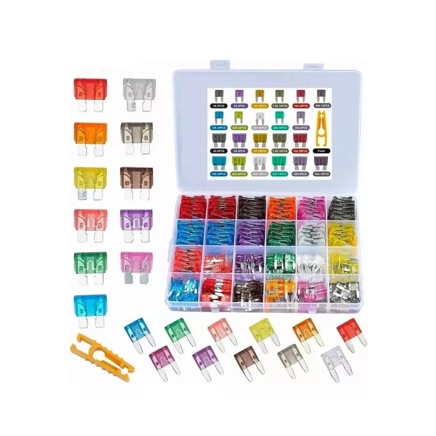 Importclick - Kit 300piezas Fusibles Coche Automotriz Caja