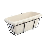 Ioensy - Barandilla, Jardinera, Valla, Terraza, Macetero, Jardineras Para Terraza, Jardín, Patio, Beige Y Negro