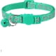 thumbnail image 1 of Collar reflectante para gatos con hebilla de seguridad y cascabel, collar ajustable para gatos, 19-32 cm negro, 1 of 5