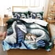 thumbnail image 1 of ed Fantasy witch dragon Alien world Bedding Set Down Quilt Cover with Pillowcase Double Complete Bedding, 1 of 5