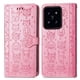 thumbnail image 1 of Funda Cartera FOXDOCK para Xiaomi 14T , Flip PU con Relieve de Gatos y Perros, Tarjetero y Soporte, 1 of 6