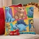 thumbnail image 4 of Dino Ranch Fundas de almohada de terciopelo con tema, regalos de funda de almohada, decoración para el hogar, cojín de lanzar, regalo de cumpleaños para fans y parejas.50*50cm., 4 of 6