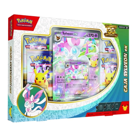 Pokémon TCG: 30th Celebration Ex Box Sylveon INGLES