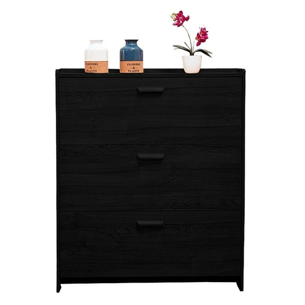 Mueble Zapatero Organizador Estante para Zapatos VTRIN negro Tamano Unico