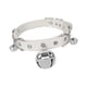 thumbnail image 4 of Gargantilla Gótica Para Mujer, Collar Con Forma De Campana Para Adultos, Para Festivales, Disfraces, Cosplay, Color Blanco, 4 of 5