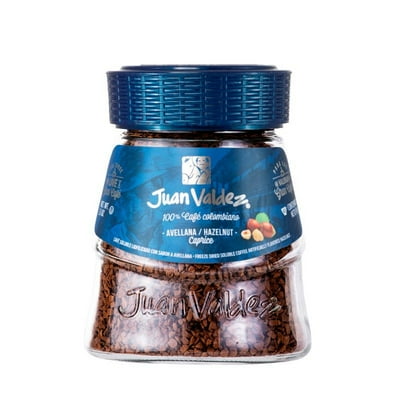 Café Soluble Liofilizado Avellana Tarro 95 Gr Juan Valdez