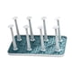 thumbnail image 4 of Escurrevasos Con 8 Ganchos Desmontables, Organizador De Tazas Y Vasos Para Lavabo De Hotel, Blanco, Verde, Pequeño, 4 of 5