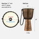 thumbnail image 3 of Djembe Drum Meinl, percusión, madera de caoba africana, 12 x 24 cm, 3 of 7