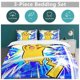 thumbnail image 5 of Pi--chu Bed Duvet Cover Microfiber Bedding Se3D Printed Lightweight3 Piece Comforter Set, 5 of 5