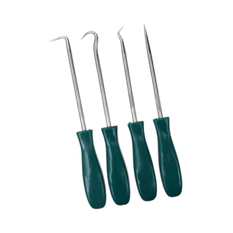 Ioensy - Juego De 4 Ganchos Para Sellos De Aceite, Profesional, Resistente, Con Mango Antideslizante