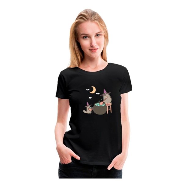 Polera Gato Kawai Cat Halloween Mujerniña