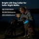 thumbnail image 3 of Collar para perros LIT&GO de 7 colores luminosos recargable por USB‑C, 3 of 8