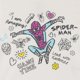 thumbnail image 4 of Conjunto de atuendo: camiseta y leggings de Marvel Spider-Man para niñas grandes, 4 of 5