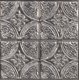 thumbnail image 1 of Paneles adhesivos para salpicadero IN HOME Camden color plata antigua 25 x 25 cm, 4 paneles, 1 of 5