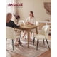 thumbnail image 2 of Sillas de comedor VASAGLE EKHO, juego de 2, blanco crema, 2 of 8