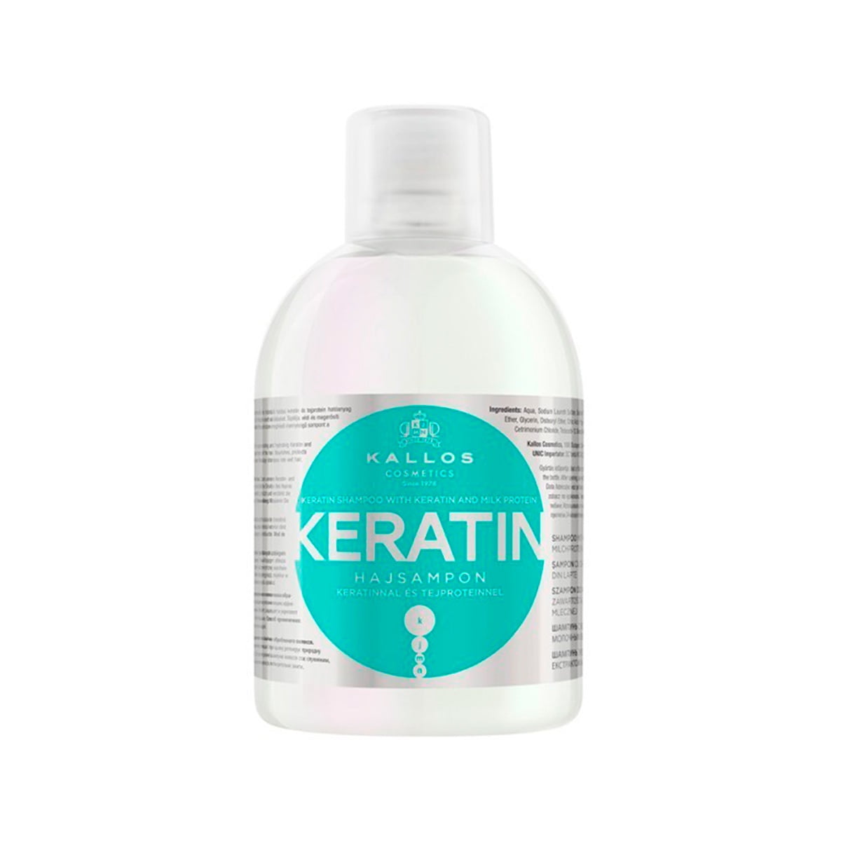 Kallos Cosmetics - - Shampoo Queratina Con Proteína De Leche 1000ml