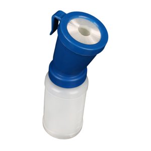 Ioensy - Taza Para Inmersión De Tetinas, Profesional, Portátil, 300 Ml, Limpieza De Pezones Para Vaca, Cabra, Oveja, Azul