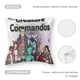 thumbnail image 5 of Comandos Criatura Fundas de almohada de terciopelo con tema, regalos de funda de almohada, decoración para el hogar, cojín de lanzar, regalo de cumpleaños para fans y parejas.66*66cm., 5 of 6