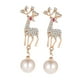 thumbnail image 3 of Pendientes Colgantes Para Mujer Pendientes Navideños Para El Compromiso Del Día De San Valentín Del Club Dorado, 3 of 5