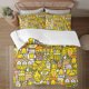 thumbnail image 1 of GUDETAMA 3-Piece Bedding Set For Kids Boys Girls Adult Cartoon Warm Cute Fashion Holiday Present Gift Bed Sheets, 1 of 5