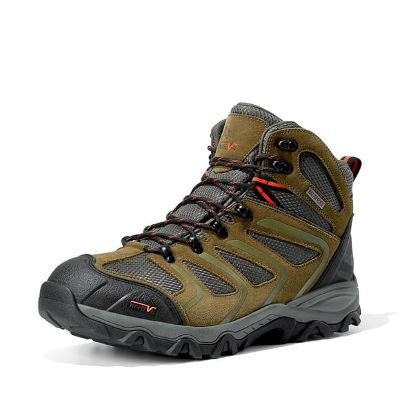 Botas de senderismo NORTIV 8 Armadillo impermeables para hombre, talla 7, color oliva