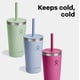 thumbnail image 4 of Vaso Hydro Flask All Around de 600 ml con tapa con pajita Trillium, 4 of 6