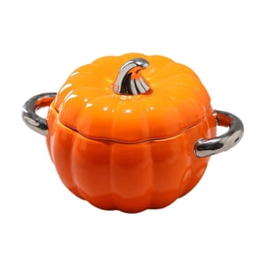Magideal - Olla De Cerámica Para Estofado, Utensilios De Cocina Para Decoración Del Hogar, Plato De Pasta De Cerámica, Olla Para Sopa, Postre, Ensaladera, Para C Naranja