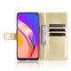 thumbnail image 2 of Funda tipo libro para OPPO Reno 5 Lite/ Reno 5F, cartera todo‑en‑uno, funda multifuncional con tarjetero y correa de muñeca desmontable, 2 of 4