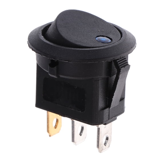 12v 20a auto auto led punto luz rocker redondo interruptor de encendido-apagado spst azul