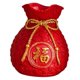 thumbnail image 5 of Macetero Chino, Forma De Bolsa De Dinero, Banco De Dinero, Decoración De Escritorio Para El Hogar, Rojo, 5 of 5