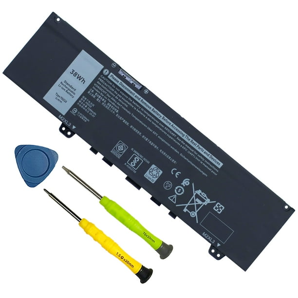 Reemplazo de la batería del ordenador portátil BOWEIRUI F62G0 11.4V 38Wh 3166mAh para Dell Inspiron 13 5370 7370 7373 7380 7386 Vostro 13-5370-D1505G Series RPJC3 39DY5 F62GO