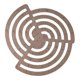 thumbnail image 1 of Regla Circular, Plantilla De Corte De Esquina De Cuero Redonda, Herramienta Artesanal De Cuero DIY, Estilo A, 1 of 5