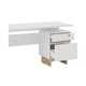 thumbnail image 4 of Escritorio Recto Con Cajón Blanco, 4 of 6