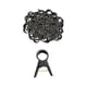 thumbnail image 2 of 100 Piezas Clips Para Plantas De Jardín Abrazaderas Para Flores Clips Para Tallos De Enredadera Para Rosas 2,0 Cm Negro, 2 of 3