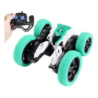 Genérico - Auto Rc Crazy Car Acrobático 360 Verde/Blanco