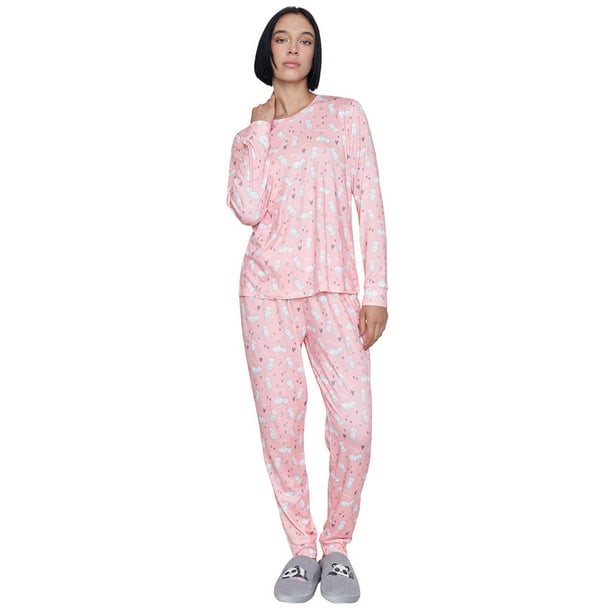 Pijama Mujer Full Print Tigre Coral Corona