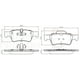 thumbnail image 2 of Pastillas Freno para auto Mercedes Benz CL600 2007-2014 Trasero, 2 of 3