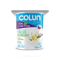 Yoghurt Batido Light Sin Lactosa Sabor Vainilla Pote 120 G Colun