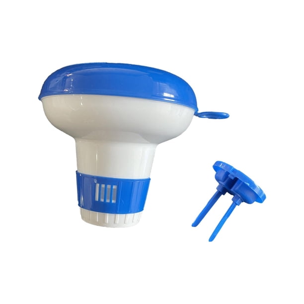 Dispensador de flotador de piscina, flotador de piscina ajustable, accesorios de piscina para parques acuáticos, piscinas grandes y pequeñas, bañeras