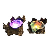Portavelas Cohasset Luminary Molten Glass, Juego De 2 Piezas