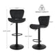 thumbnail image 2 of Juego de taburetes de bar Nalupatio Modern, ajustables, de piel sintética, 2 unidades, 2 of 7