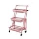 thumbnail image 1 of Organizador Carrito Plegable Multiuso Con Ruedas Rosado, 1 of 3
