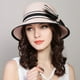 thumbnail image 4 of 1pc Sun Hat, Beach Hat, Sun Protection, Foldable, Ribbon Hat, Women's Hat, Colors: Milky White/White/Beige/Pink/Brown, 4 of 4