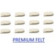 thumbnail image 2 of Almohadilla para talón Mars Wellness Felt, 1/2 pulgada, paquete de 2, 2 of 8
