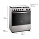 thumbnail image 2 of Cocina a Gas 5 Platos Horno Vapor y Triple Llama FM5SSC Inox, 2 of 14