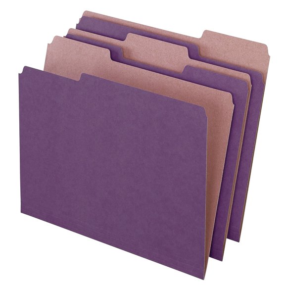 Carpetas de archivos Pendaflex Earthwise 04335 Recicled Ltr Violet