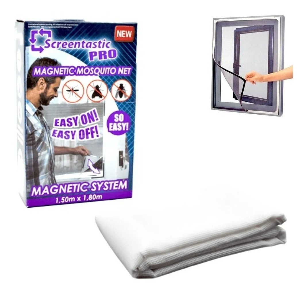 Genérico - Malla Anti Mosquitos Red Magnética Insectos Ventanas