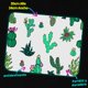 thumbnail image 3 of Mousepad 20x24 Cm - Diseño Cactus Coloridos Fondo Blanco, 3 of 3