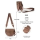 thumbnail image 3 of Bolso FEIBOON espacioso de nailon tipo bandolera marrón, 3 of 6